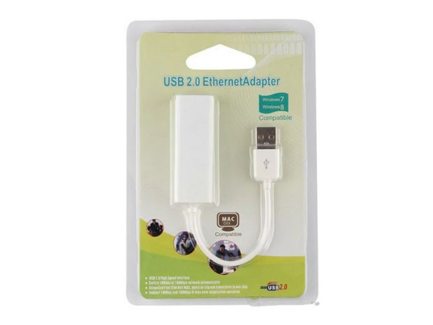 &+   ADAPTADOR USB 2.0 A RED LAN RJ45 ETHERNET (1292)